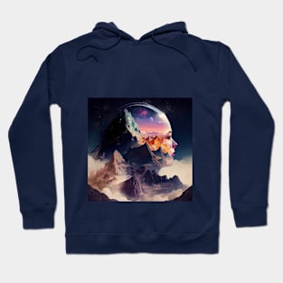 space mountains thoughts Hoodie